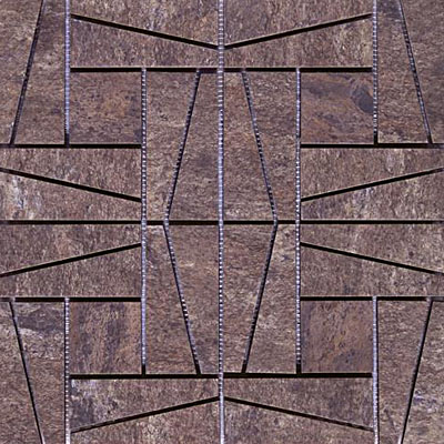 Interceramic Interceramic Slate Supremo Mosaic 16 x 16 Autumn Tile & Stone
