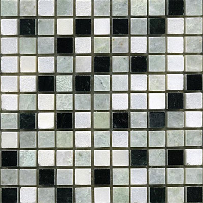 Maestro Mosaics Maestro Mosaics Stone Mosaic 5/8 x 5/8 Ming Green Verde White Tile & Stone