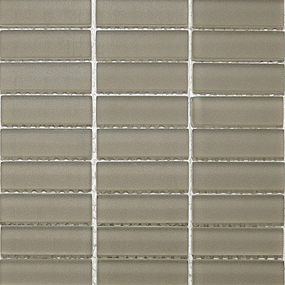 Maestro Mosaics Maestro Mosaics Crystal Glass Frosted Mosaic Taupe Tile & Stone