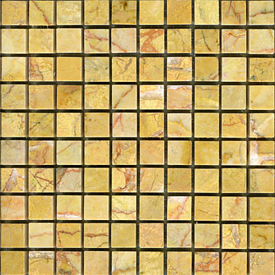 Maestro Mosaics Maestro Mosaics Marble 5/8 x 5/8 Mosaic Polished Amber Rouge Tile & Stone