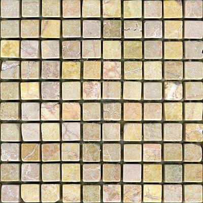 Maestro Mosaics Maestro Mosaics Marble 5/8 x 5/8 Mosaic Tumbled Amber Rouge Tile & Stone