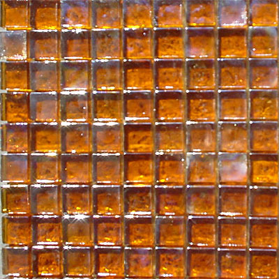 Maestro Mosaics Maestro Mosaics Seaside Glass Mosaic Amber Dark Tile & Stone