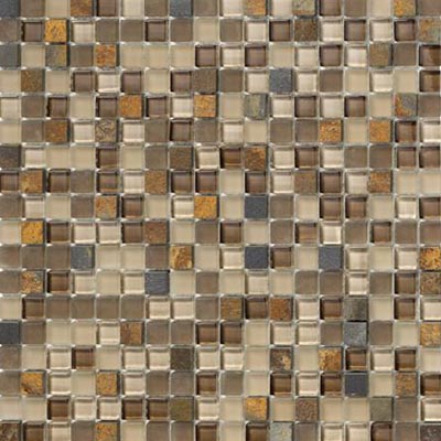 Marazzi Marazzi Crystal Stone ll Mosaic (5/8 x 5/8 Square) Terracotta Tile & Stone