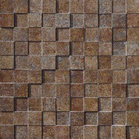 Marca Corona Marca Corona Re-Action Mosaic Brown 3957 Tile & Stone