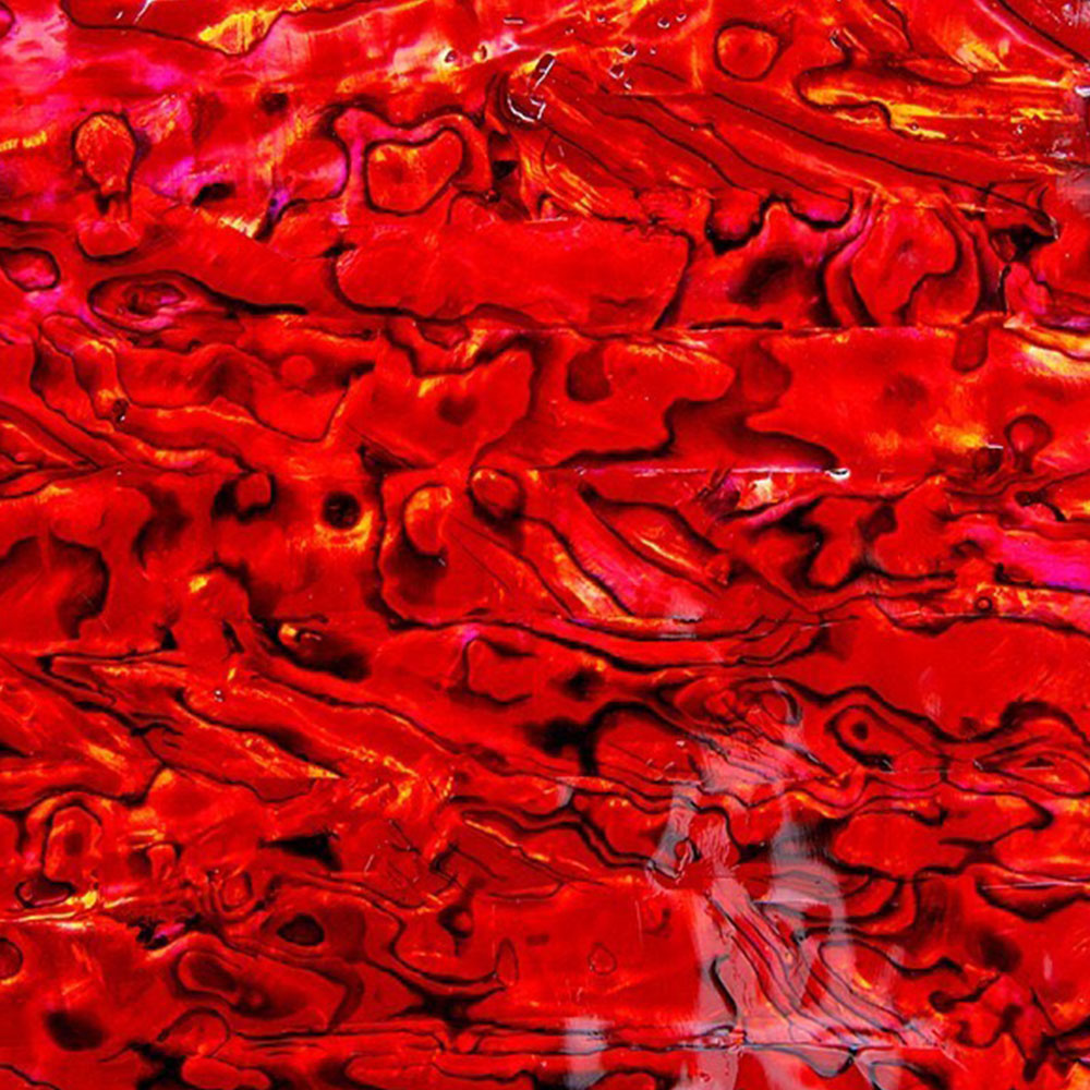 SeaTile SeaTile SeaTile Laminate 8 x 8 w/ Adhesive Red Abalone Tint Tile & Stone