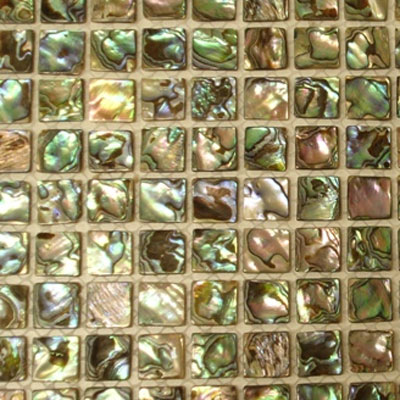 SeaTile SeaTile SeaTile Mosaics 5/8 x 5/8 Abalone Paua Mosaic Tile & Stone