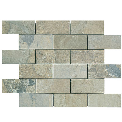 Megatrade Corp. Megatrade Corp. Natural Slate Brick 12 x 12 Autumn Tile & Stone
