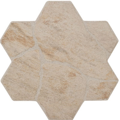 Megatrade Corp. Megatrade Corp. Starstone Hexagon 16 x 16 Coral Tile & Stone