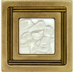 Miila Studios Miila Studios Bronze Monte Carlo 4 x 4 Monte Carlo With White Mist Tile & Stone