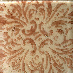 Miila Studios Miila Studios Glass Deco Series - Classics 2 x 2 Tan Rust Tile & Stone