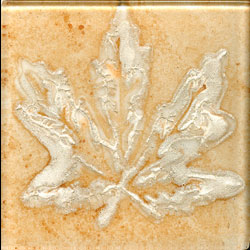 Miila Studios Miila Studios Elements Glass Tile 4 x 4 Maple Apricot/Silver Tile & Stone