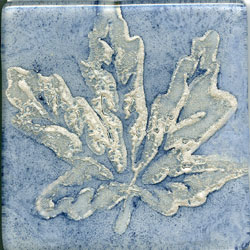 Miila Studios Miila Studios Elements Glass Tile 4 x 4 Maple Blue/Silver Tile & Stone