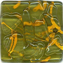 Miila Studios Miila Studios Stony Creek Glass Tile 4 x 4 Green Tiger Tile & Stone