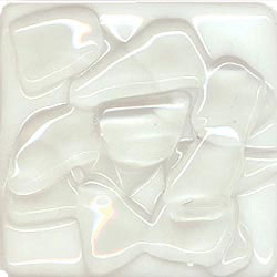 Miila Studios Miila Studios Stony Creek Glass Tile 3 x 3 White Mist Tile & Stone