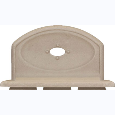 Questech Questech Portico Bath Accessories Travertine Soap Tub 8 Inch Tile & Stone