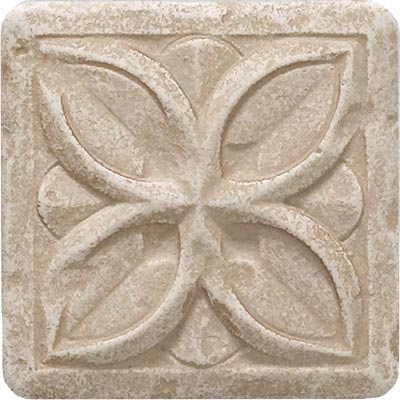 Questech Questech Dorset Decoratives - Travertine Clover Dot Tile & Stone