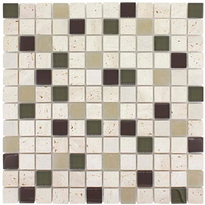 Elida Ceramica Elida Ceramica Earth Blend Mosaic Harvest Field Tile & Stone