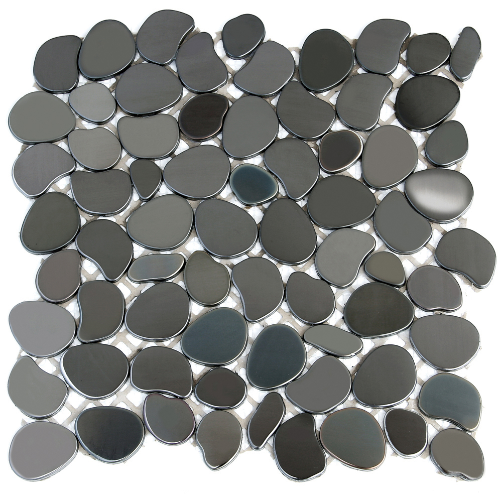 Solistone Solistone Freeform 11 x 11 Zenith (Polished Black) Tile & Stone