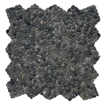 Solistone Solistone Micro 12 x 12 Barbados Black Tile & Stone