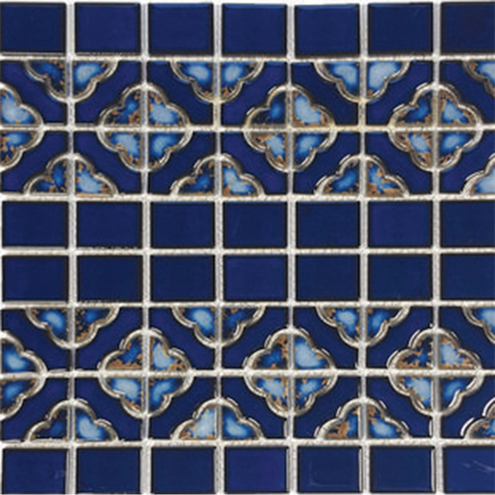 Tesoro Tesoro Aqua Mosaic Terra Blue Tile & Stone