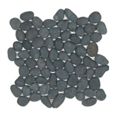 Tesoro Tesoro Ocean Stone Mosaic Pebbles Black Tile & Stone