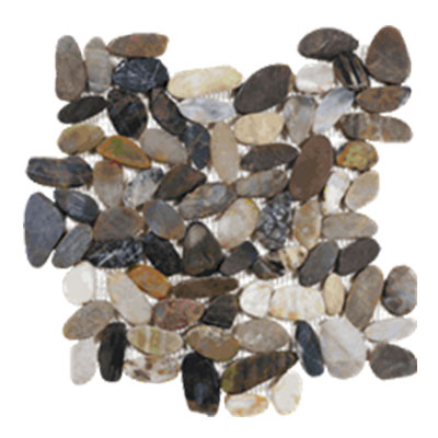 Tesoro Tesoro Ocean Stone Mosaic Sliced Tiger Eye Tile & Stone