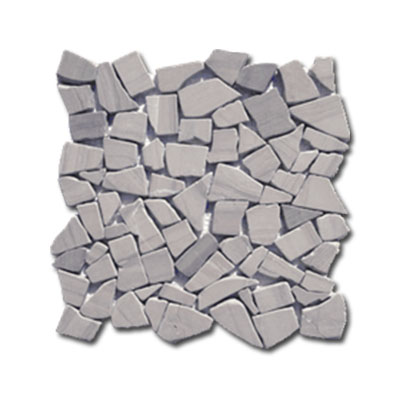 Tesoro Tesoro Ocean Stone Mosaic Tumbled Beverly Grey Vein Tile & Stone