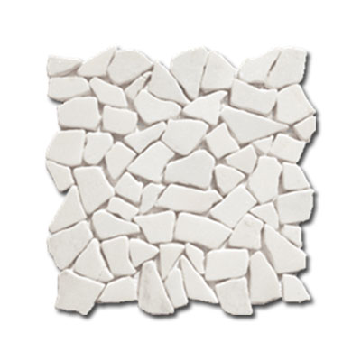 Tesoro Tesoro Ocean Stone Mosaic Tumbled Pure White Tile & Stone