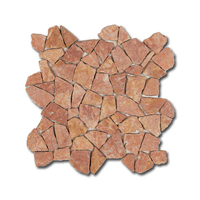Tesoro Tesoro Ocean Stone Mosaic Tumbled Red Tile & Stone