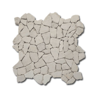 Tesoro Tesoro Ocean Stone Mosaic Tumbled White Tile & Stone
