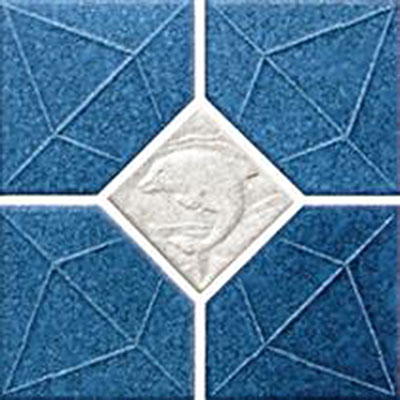 Tesoro Tesoro Diamond Mosaic Ocean with Soap Tile & Stone