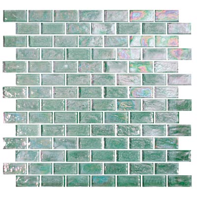 Tesoro Tesoro Reflections - 1 x 2 Mosaic Tourmaline Tile & Stone