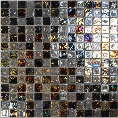Tesoro Tesoro Reflections Blends - 1 x 1 Mixed Mosaic #3 Blended Tile & Stone