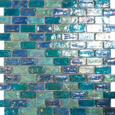 Tesoro Tesoro Reflections Blends - 1 x 2 Mosaic #14 Blended Tile & Stone