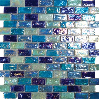 Tesoro Tesoro Reflections Blends - 1 x 2 Mosaic #12 Blended Tile & Stone