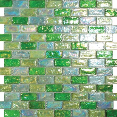 Tesoro Tesoro Reflections Blends - 1 x 2 Mosaic #15 Blended Tile & Stone