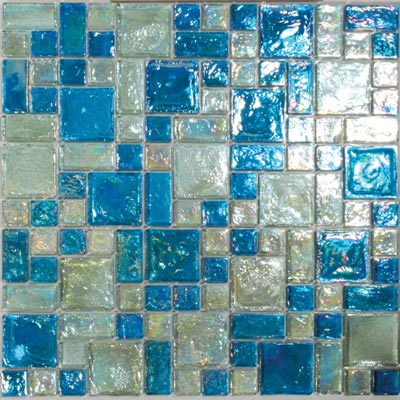 Tesoro Tesoro Reflections Blends - Random Mosaic #21 Random Sized Tile & Stone