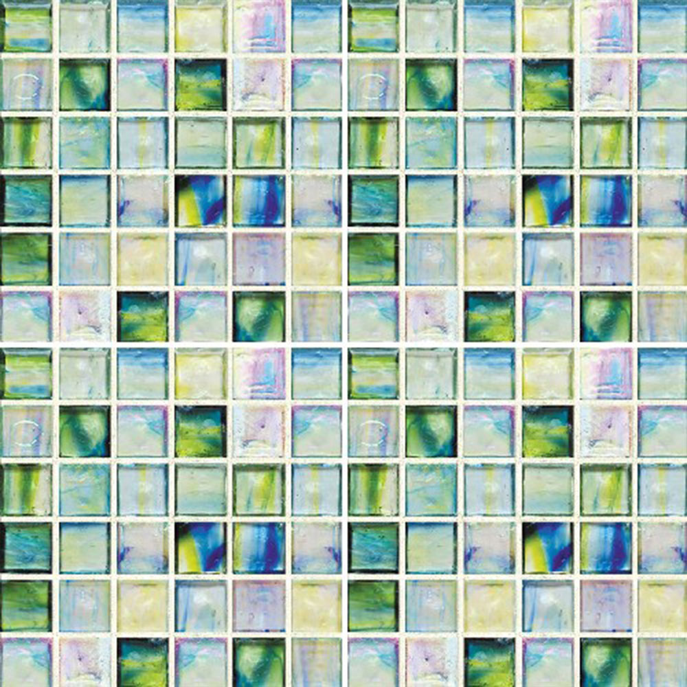 Tesoro Tesoro Artisan Glass Blends 1 x 1 Mosaic Canterbury Tile & Stone