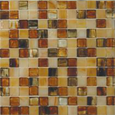 Tesoro Tesoro Artisan Glass Blends 1 x 1 Mosaic Kensington Tile & Stone
