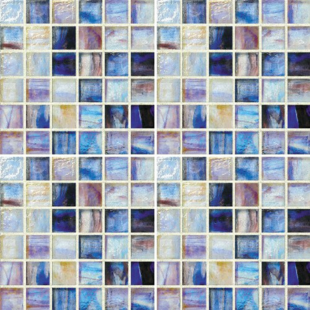 Tesoro Tesoro Artisan Glass Blends 1 x 1 Mosaic Lorraine Tile & Stone