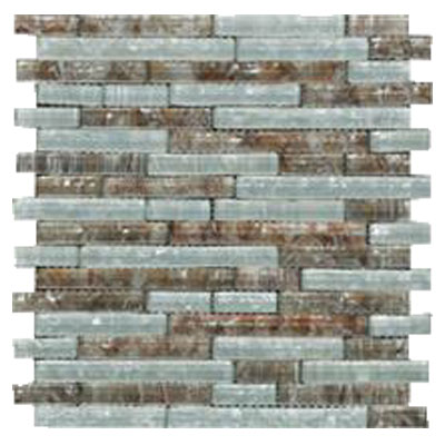 Tesoro Tesoro Pearlesque Linear Mosaic White Coffee Tile & Stone