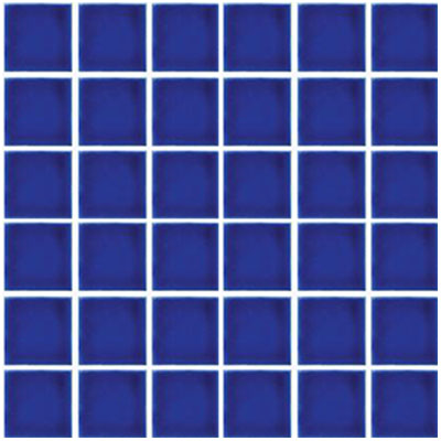 Tesoro Tesoro Harmony 2 x 2 Mosaic Electric Blue Tile & Stone
