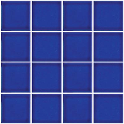 Tesoro Tesoro Harmony 3 x 3 Mosaic Electric Blue Tile & Stone