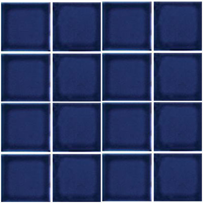 Tesoro Tesoro Harmony 3 x 3 Mosaic Navy Blue Tile & Stone