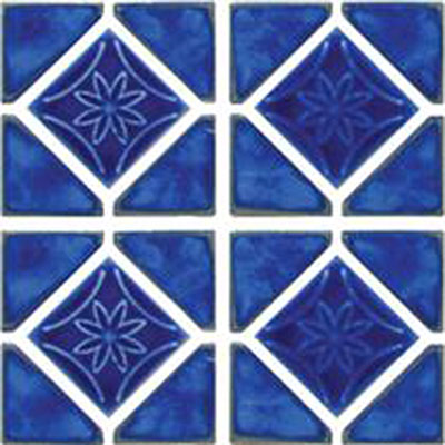 Tesoro Tesoro Mini Akron Mosaic Blueberry Tile & Stone