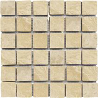 Tesoro Tesoro Pietra Antica Select Travertine Mosaic 2 x 2 Beige Tile & Stone