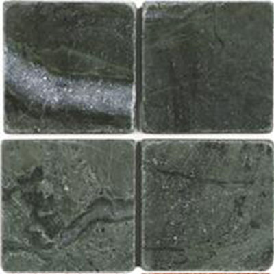 Tesoro Tesoro Pietra Antica Tumbled Marble 4 x 4 Verde Tile & Stone