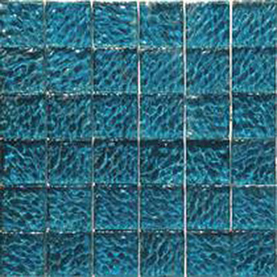 Tesoro Tesoro Ripple Mosaics Turquoise 2 x 2 Tile & Stone