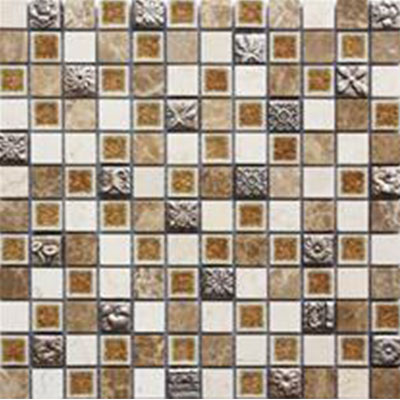 Tesoro Tesoro Stone & Glass - Menagerie Mosaic Serene Tile & Stone
