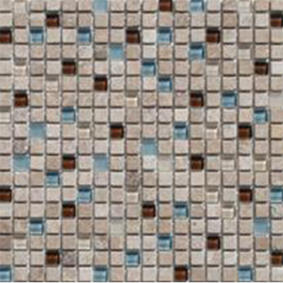 Tesoro Tesoro Stone & Glass - Mini Mosaics #6 Tile & Stone